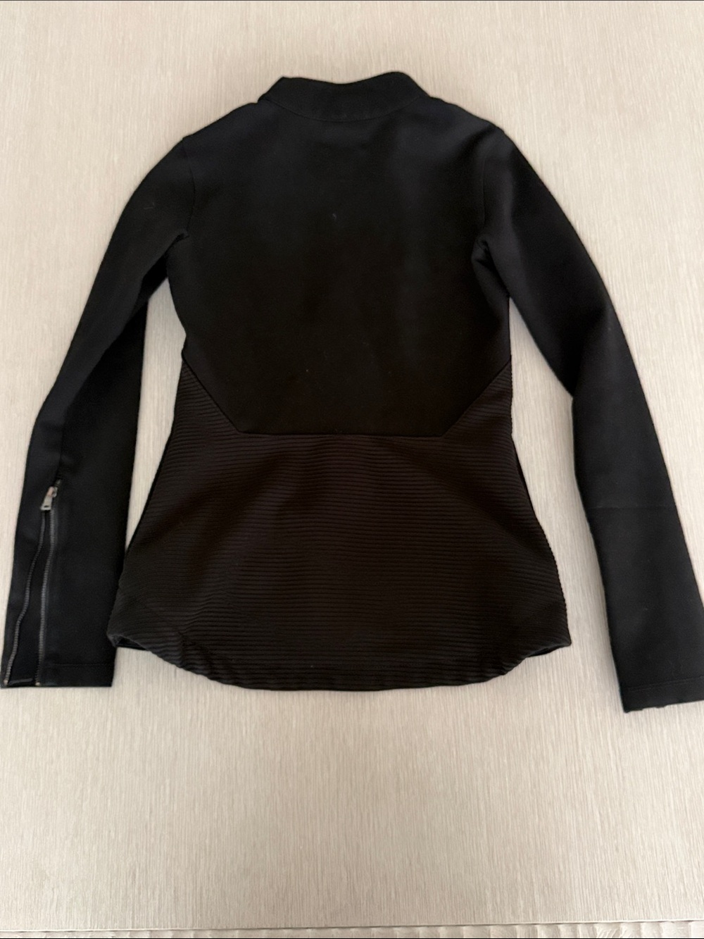 Black Zip-Front Women's sport jacket - Picture 5 of 10
